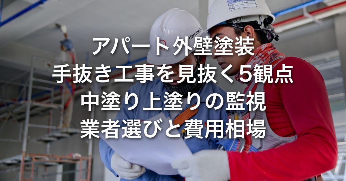 不動産投資家のアパート外壁塗装